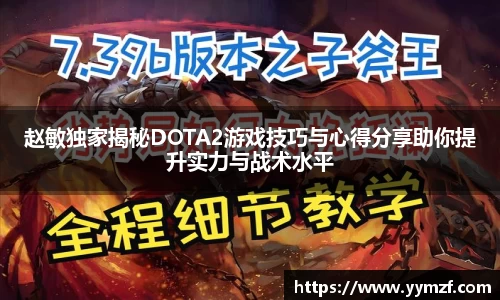 赵敏独家揭秘DOTA2游戏技巧与心得分享助你提升实力与战术水平